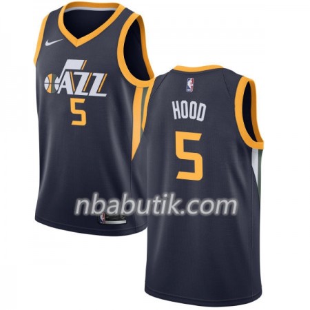 NBA Mænd Trøje Utah Jazz Rodney Hood 5 Nike 2017-18 Navy Swingman NBA Mænd Trøje Utah Jazz Rodney Hood 5 Nike 2017-18 Navy Swingman